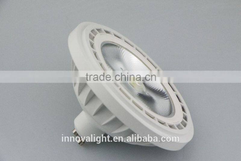 INNOVALIGHT Best Lens 40 Degree COB 15W GU10 AR111 LED Spotlight