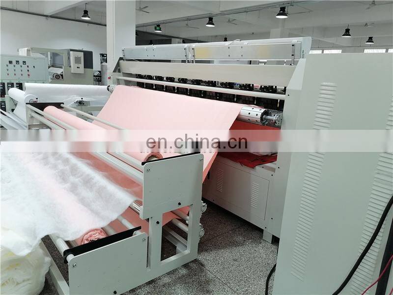 UT3000S ultrasonic fabric embroidery quilt quilting sewing machine with cross cutter