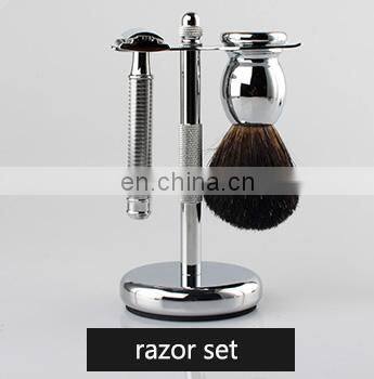 Private Label Wood Double Edge Safety Butterfly Shaving Razor