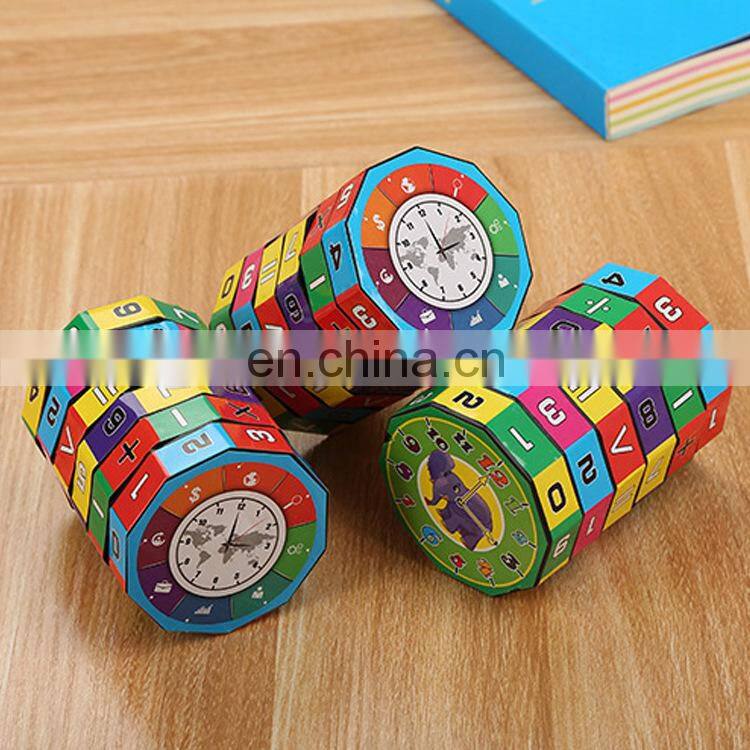 Children Montessori Games Mathematics Numbers Magic Cube Toy Puzzle Game Kids Learning Education Math Toy Fun Calculate Game