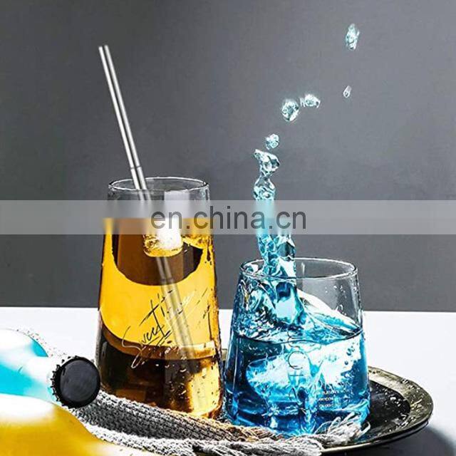 Telescopic Stainless Steel Yerba Mate Straw Spoon with Cleaning Brush