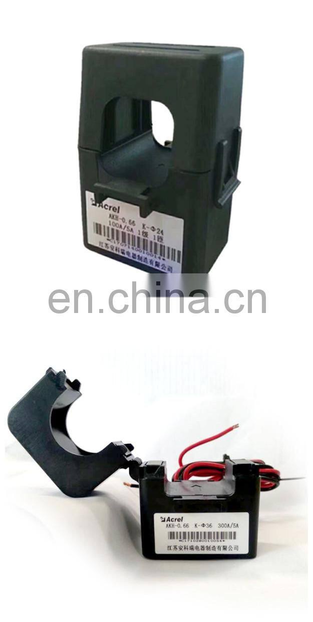 AKH-0.66 K-36 600/5 Acrel low voltage split core current transformers with cable 1M