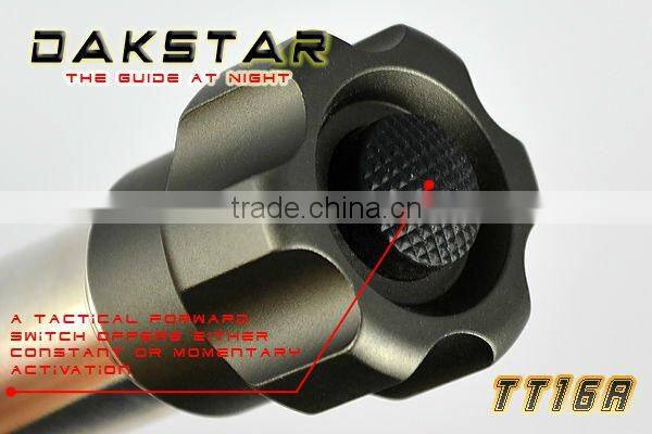 DAKSTAR TT16A 1050LM 18650 High Power Aluminum Police Emergency LED Tactical Flashlight With CREE