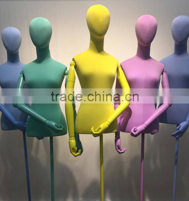 window display female torso mannequin