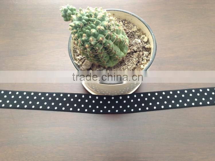 Luxury wholesale strong jacquard polyester elastic strap