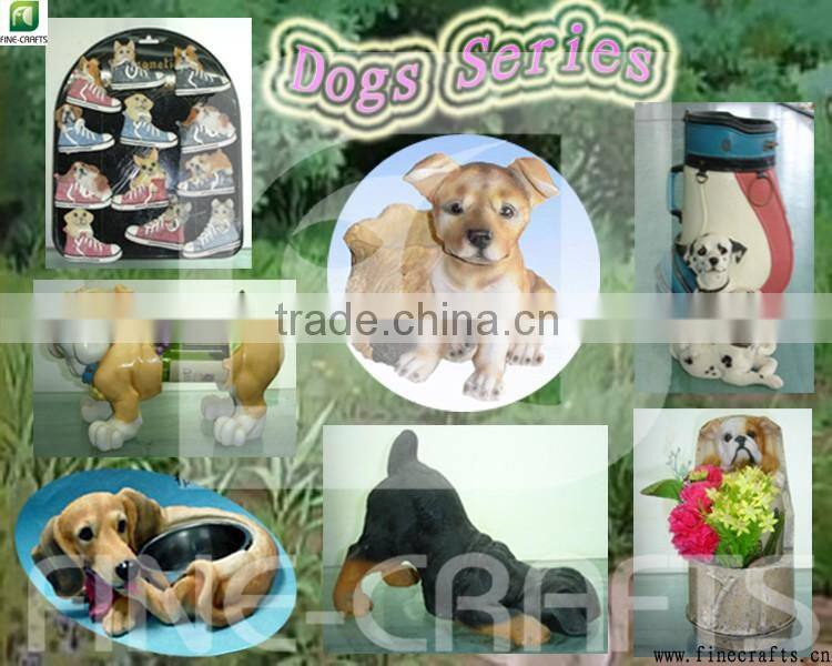 resin custom lifesize bulldog dog figurine