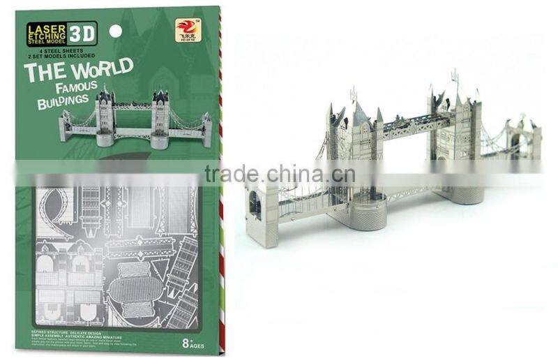 2014 New Product ! Physics 3D metal puzzle building puzzle maker ,brain teaser