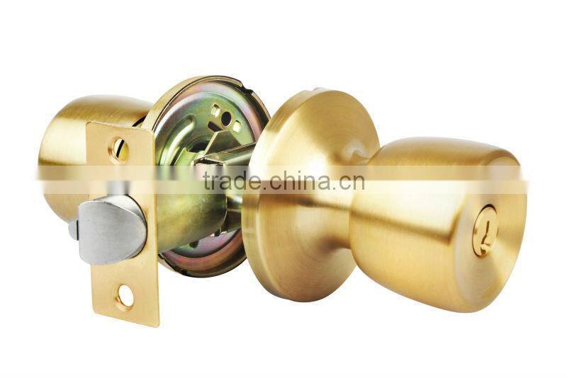 Tubular knobset KY570BK-PB