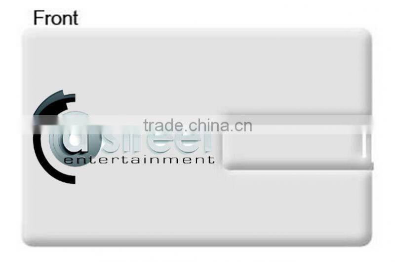 fashion design promotional credit card business card bank card usb flash drive