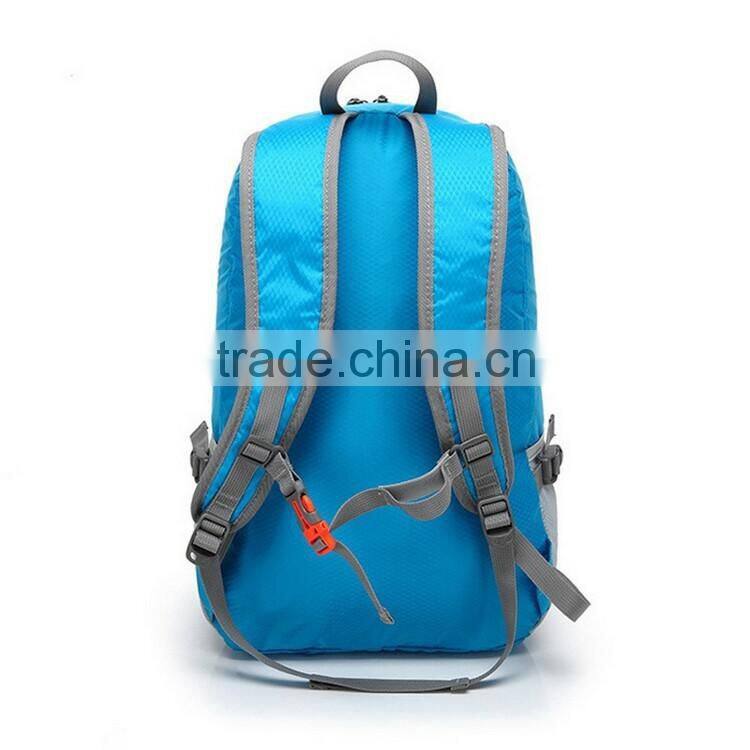 Fashionable LOGO OEM Foldable Nylon Backpack