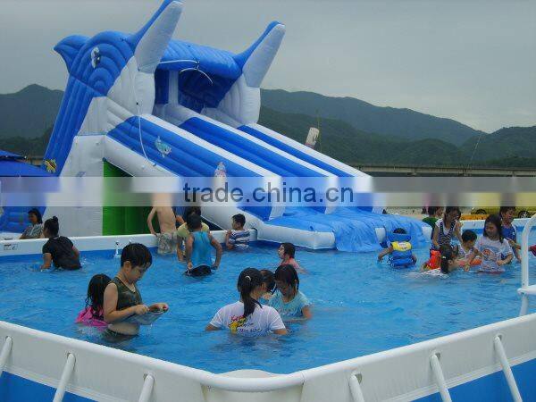 High quality square above ground pool for kids and adults