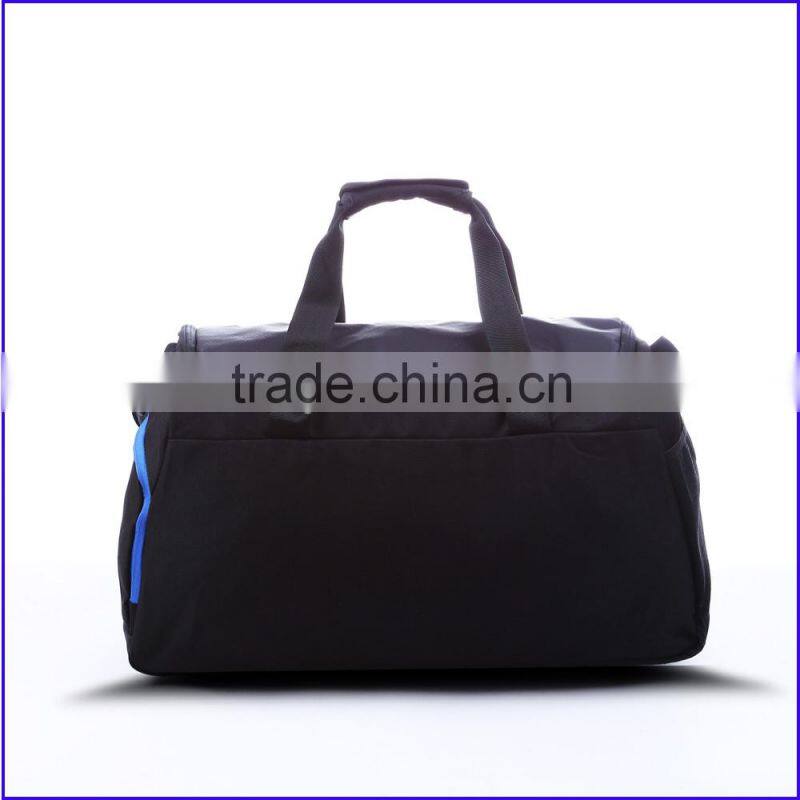 Colorful polyester leather canvas nylon sport gym bag with LOGO printed