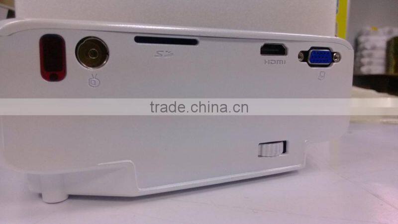 High Quality Smart Mini Projector GP9S 800 Lumens High Brighness 72inch BIg Size Display HDMI