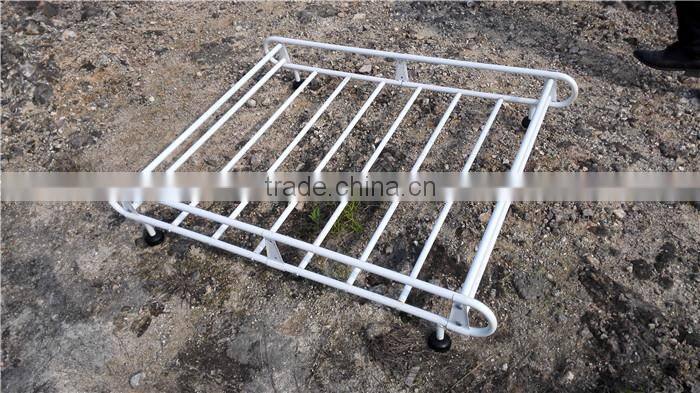 Steel roof basket cargo carrier