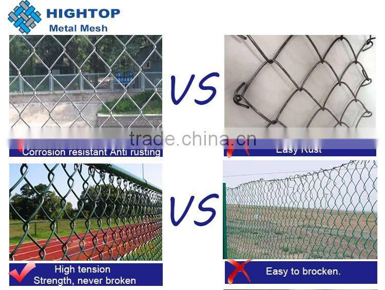 PVC coated 5 feet chain link fence with high quality