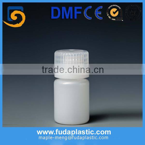 laboratory plastic reagent bottle with narrow mouth