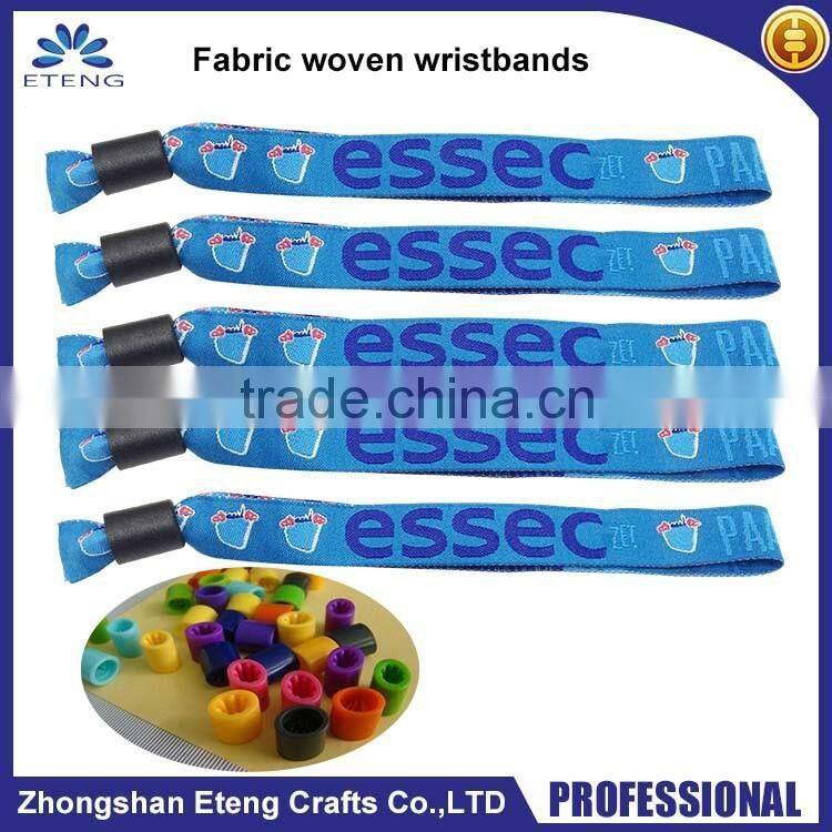 Colorful Cool personalized concert fabric woven wristbands