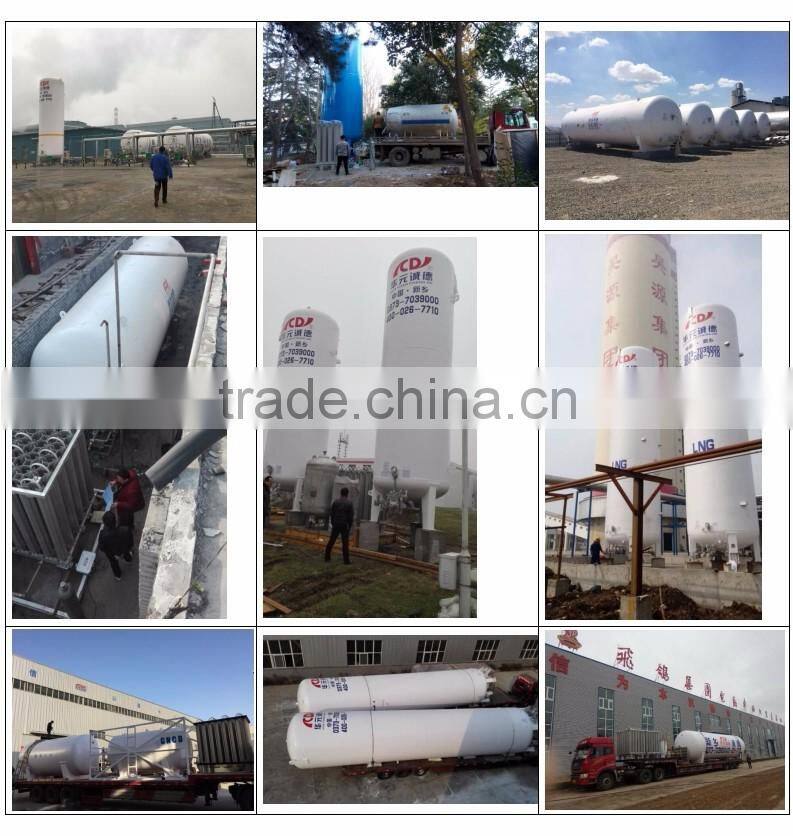 cylindrical Perlite insulation used for storage cryo tank