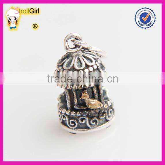 Hot Sale Sterling Silver 925 Cat Love Fish Charm Beads Large Hole Beads