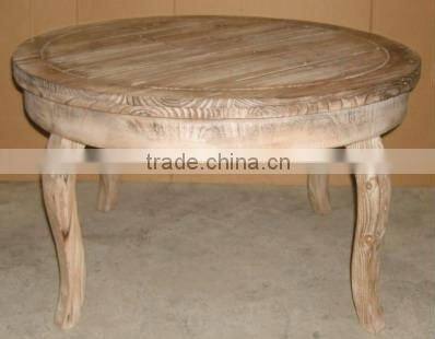 Shabby and chic antique round table