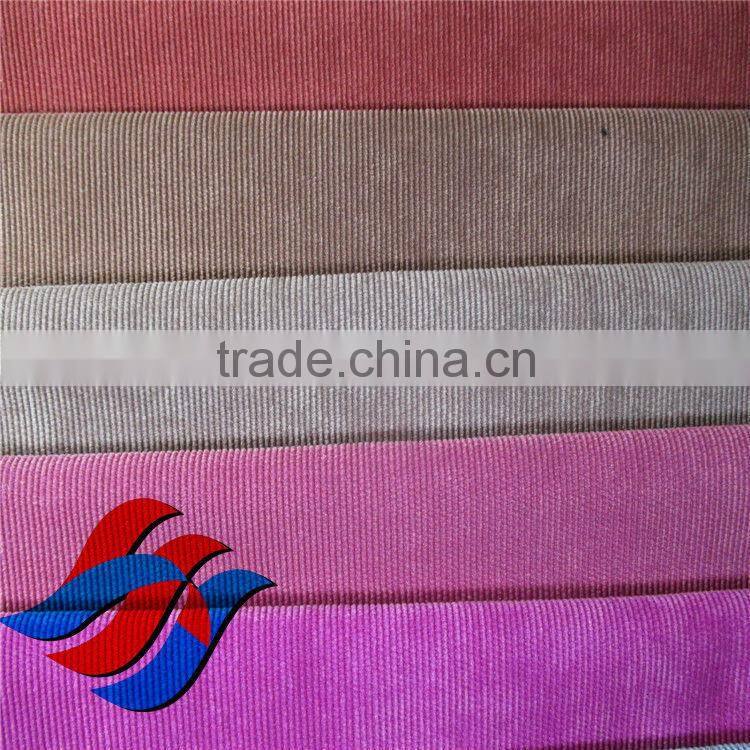 2014 hot sale,88%polyester 12%nylon, 16 wale corduroy,sofa ,toy ,clothing fabric