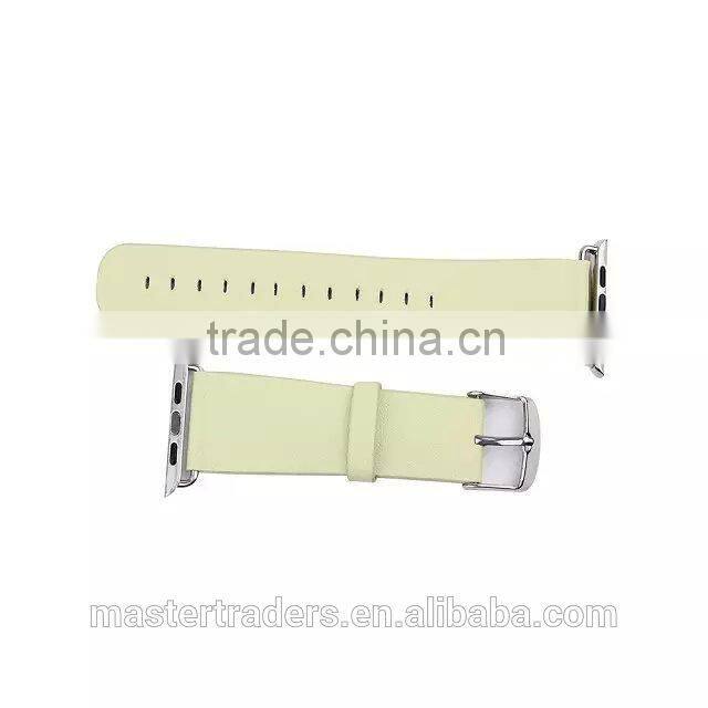 Cheap Colorful PU Leather Watch Band Wrist Strap For 42MM Apple Watch MT-3565