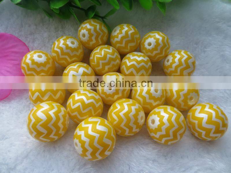 New 20MM Colorful Color Mix Acrylic Pearl Zig zag Chevron Beads for Fashion Kids Necklace Jewlery, Wholesales Price