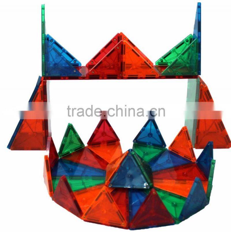Toys plastic magnetic building blocks, magnetic connect set toys