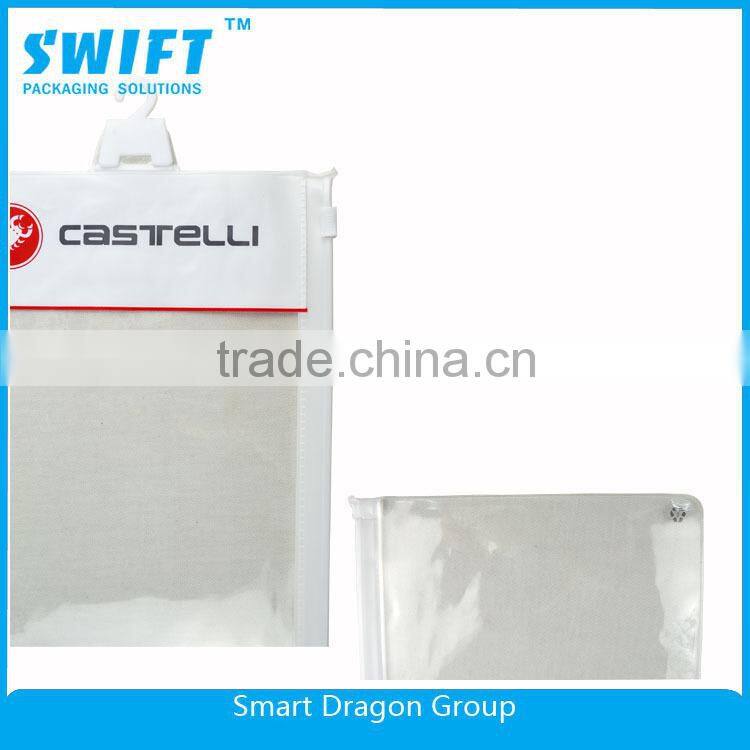 Customized Waterproof Clear Pvc Bag With Snap Button