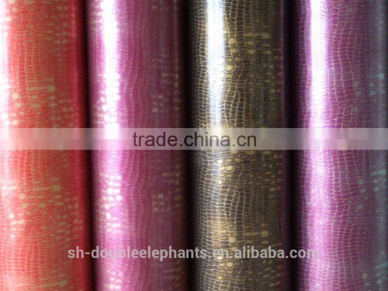 embossed pu leather for bag