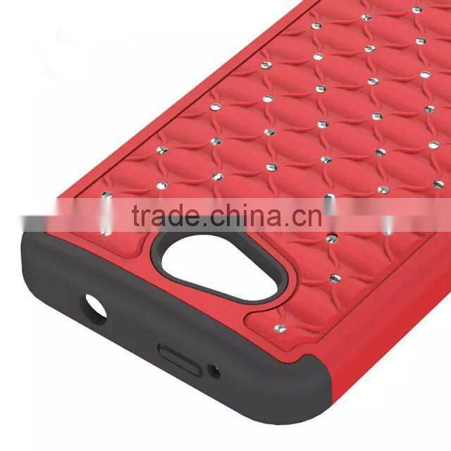 Keno Shining Diamond-studded Armorbox Drop Resistant Silicone Case for Kyocera Hydro Wave