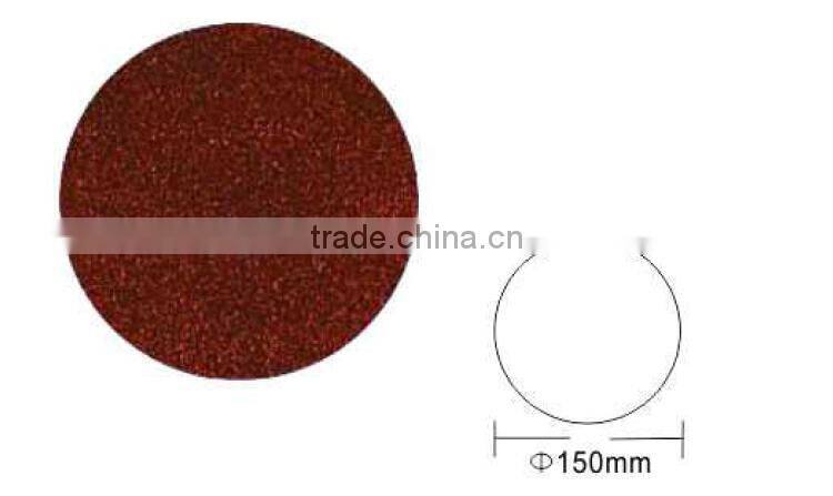 150mm sand coated round seal tile for roof