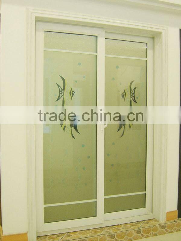 Indonesia PVC sliding Door sliding glass door sliding door prefab house doors door/guangzhou