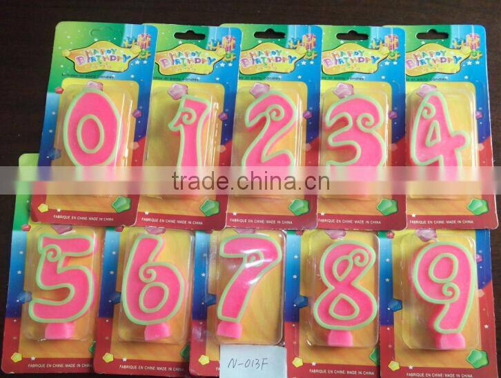 Birthday Number Candles For Wedding