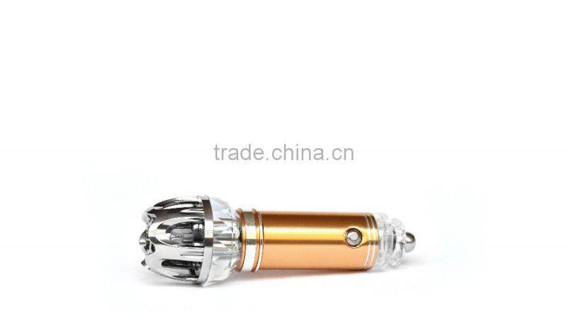 Multifunctional Car Perfume Vehicle-Mounted Fashion luxury gold/silver Car Air Freshener/car air purifier