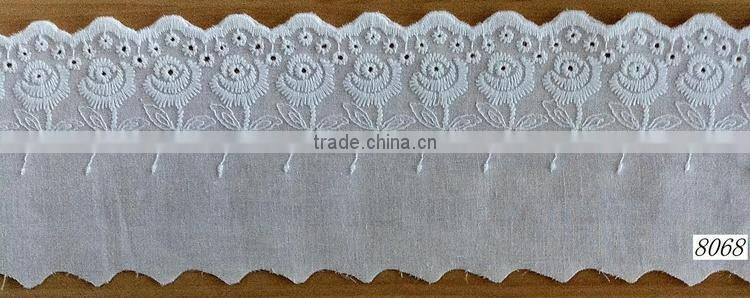 2015 china top one double side cotton lace