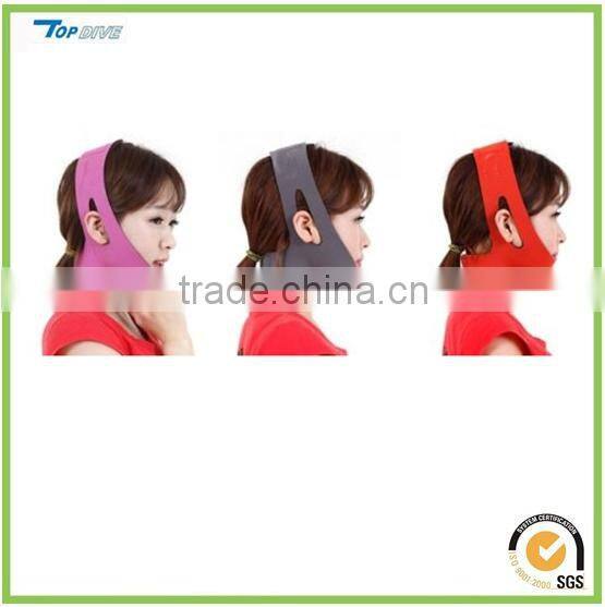Adjustable neoprene face slimming belt