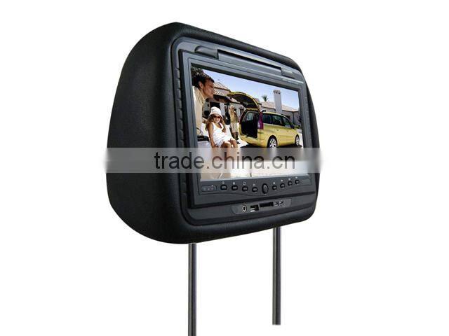 Promotion 9" Support Wireless Headphone Car Headrest DVD Player