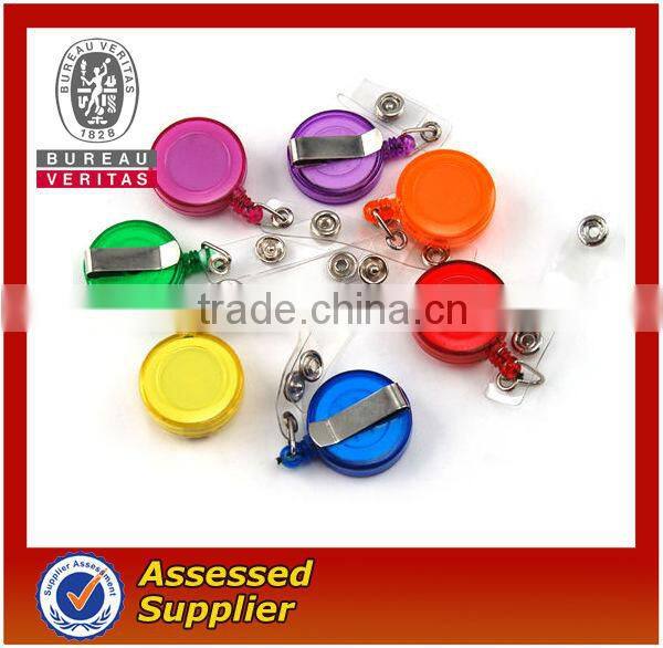 2013 hot office&supplies plastic badge holder with line on bottom