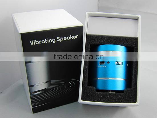 Compact Wireless Speaker 360 Degree Hifi Sound with Bluetooth and Line in