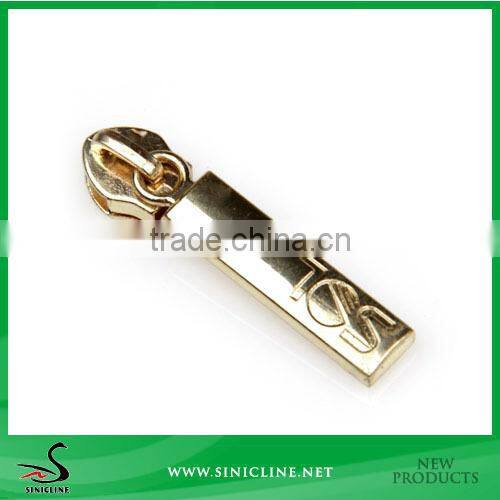 Sinicline Gold plating Technology Metal Zipper Puller Use for Bag,Shoes and Garment