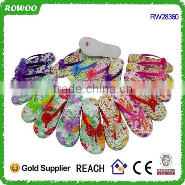 custom summer cheap women flip flops factory in china