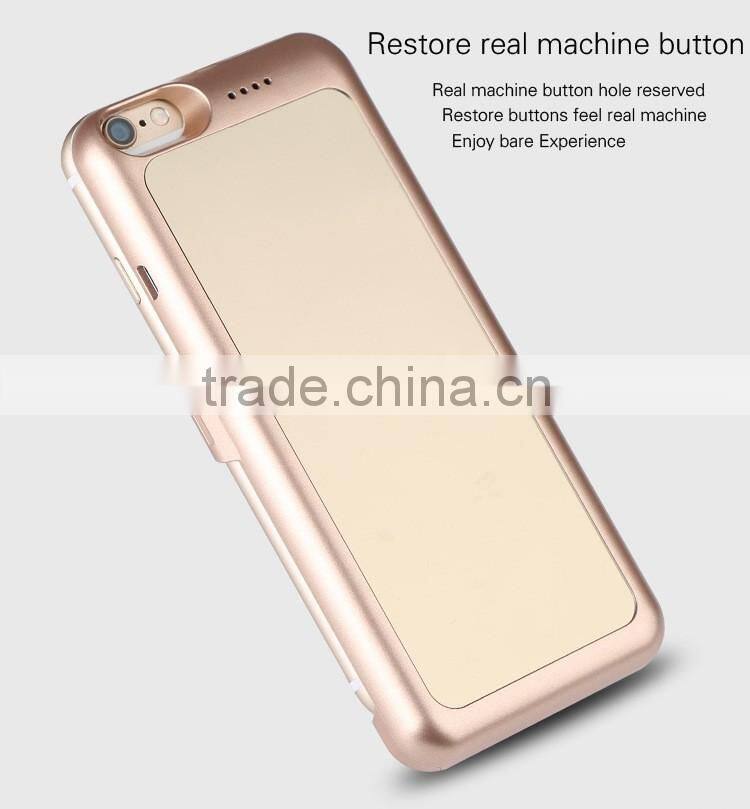Creative 3500mah backup battery charging case for iphone 6 6 s