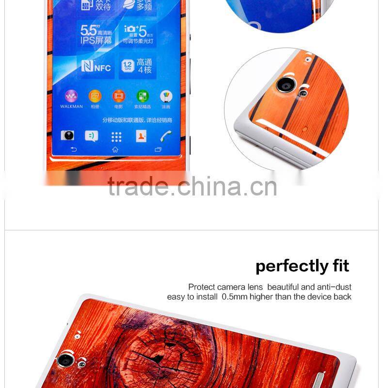 3M High end material mobile phone sticker for sony c3 epoxy skin