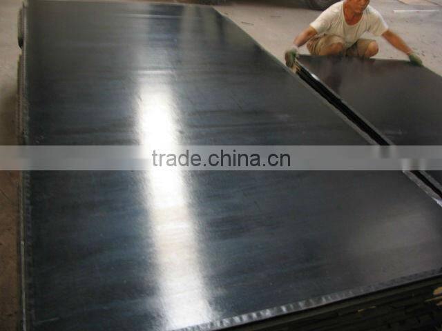 CE Qualified Black laminate marine plywood(for concrete formwork)(PLYWOOD MANUFACTURER)