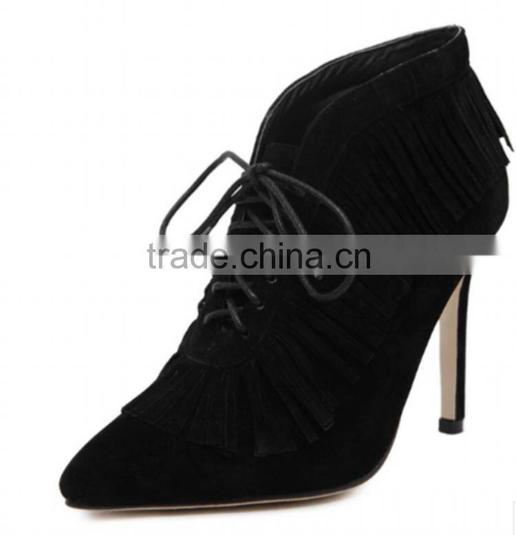 2016 latest design fashion big boots women guangzhou manufacturer