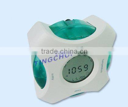 lcd water powered clock