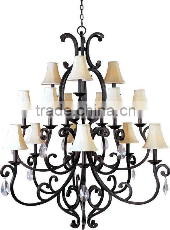 Crystal Skye 8-Light Oval Pendent lamp