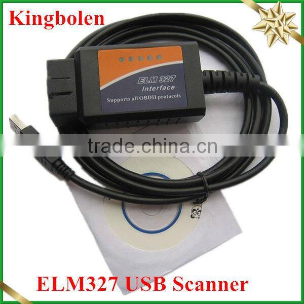 OBD/OBDII scanner ELM 327 car diagnostic interface scan tool ELM327 USB
