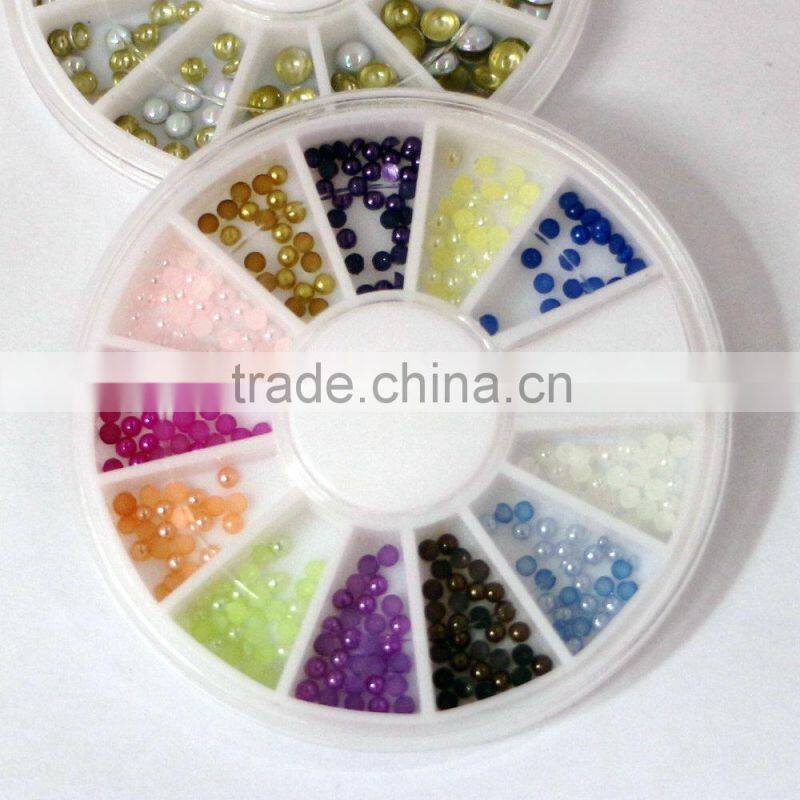Various Design Nail Wheel Cheap Price Nail Art Decoration Box